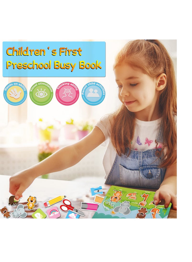 SYOSI 【Safe for Children】Our learning busy books are made of high-quality safe thick cardboard, strong and durable, will not be easily bent or broken, and can be used for a long time. - Image 4