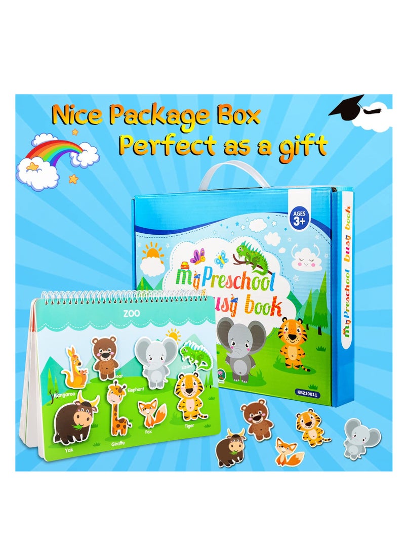 SYOSI 【Safe for Children】Our learning busy books are made of high-quality safe thick cardboard, strong and durable, will not be easily bent or broken, and can be used for a long time. - Image 1