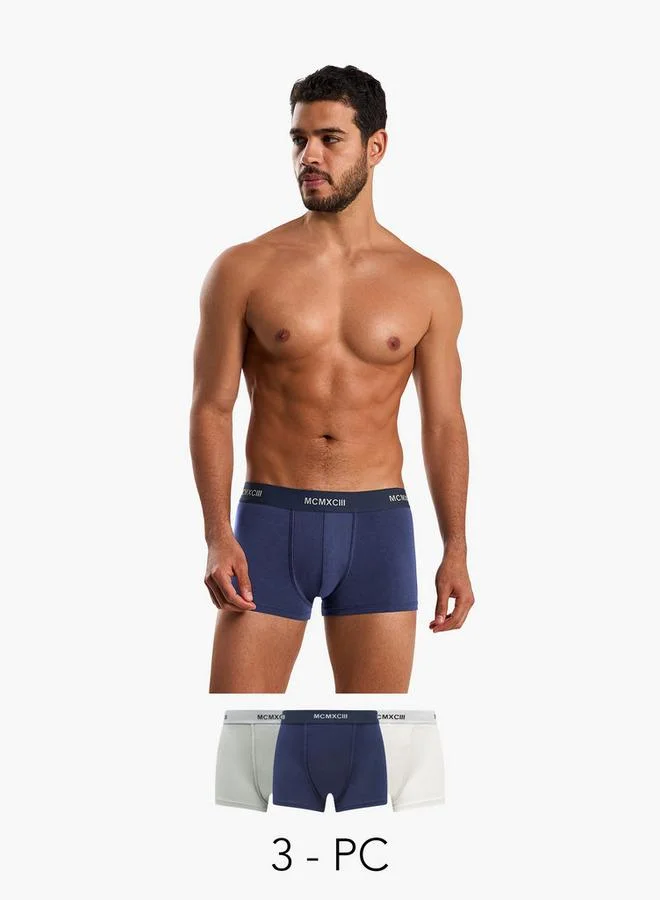 سبلاش فيڤ Men Printed Waistband Hipster Briefs - Pack of 3