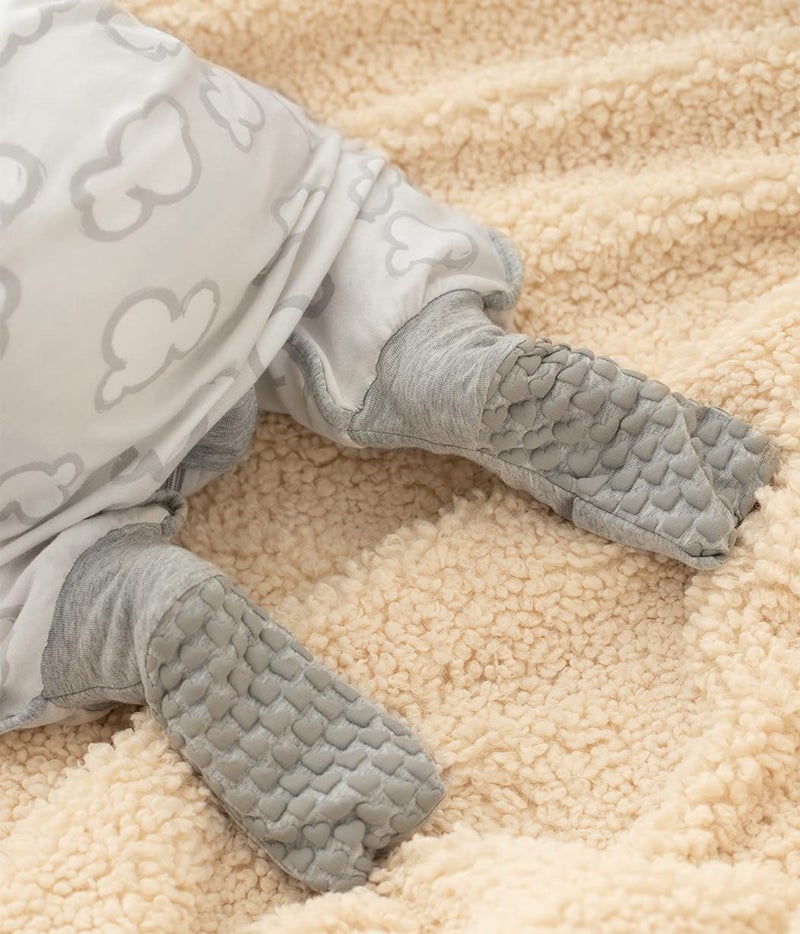 Love To Dream Sleep Suit Organic Cotton, Super Soft, Luxuriously Comfy, Lightweight & Breathable, Sleeveless Wearable Blanket for Sleep & Playtime, Moderate Ideal Temps (24-27°C), 2-3 Y, Daydream Gray - Image 5