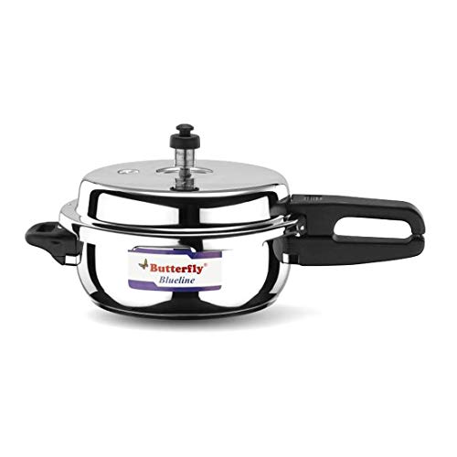 Butterfly Blueline Stainless Steel Pressure Cooker | 2 Litre - Image 1