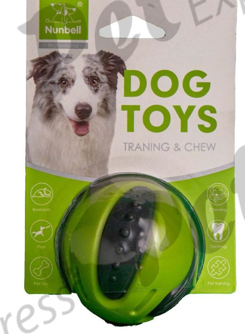 نونبيل بلاك آند جرين للتدريب ومضغ الكرة لعبة 1 قطعة