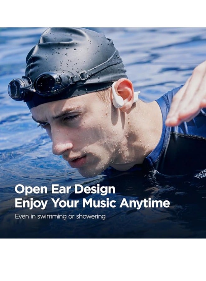 SANAG B60SPro Max Bone Conduction Headphones Open Ear Wireless Swimming Headphones Built-in 64GB Memory IPX8 Waterproof Sport Earphones Noise Reduction 10H Playtime for Gym Running Cycling(Black) - Image 2