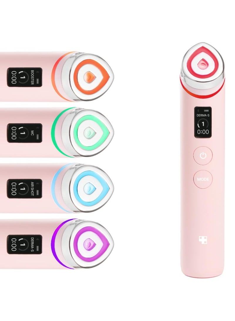 Medicube Age-R Booster Pro Pink | 6-in-1 Real Glass Glow Beauty Massager | Looking Glass Skin | Korean Skin Care - Image 1
