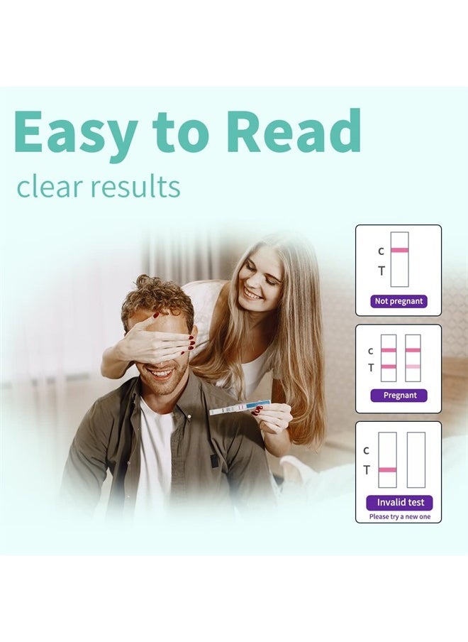 Pregnancy Test 16 Counts HCG Midstream Tests Early Detection, 6 Days Earlier Than The Missed Period, 6 Lightweight Pregnancy Tests and 10 Pregnancy Tests Strips