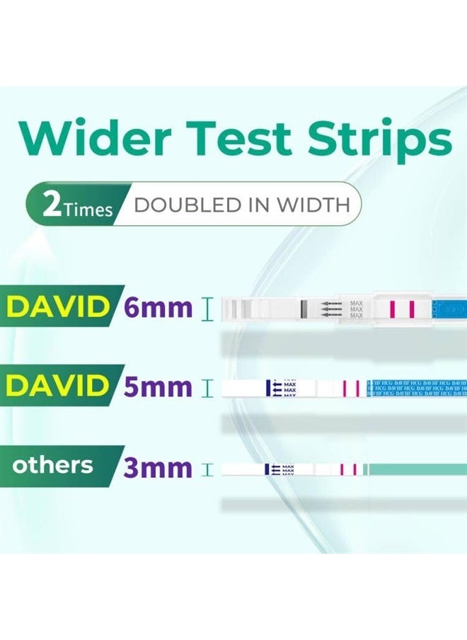 Pregnancy Test 16 Counts HCG Midstream Tests Early Detection, 6 Days Earlier Than The Missed Period, 6 Lightweight Pregnancy Tests and 10 Pregnancy Tests Strips