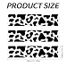 Fukaisu 3pcs Cow Print Edible Cake Borders 1102x244in Cute Edible Wrap Strips PreCut Glutinous Rice Paper Birthday Cake Decorations Cow Theme Birthday Party Decor Supplies - Image 4