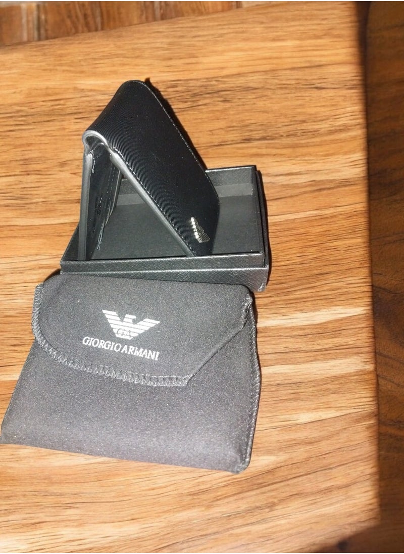 GIORGIO ARMANI - Bi-Fold Wallet with Ticket Pocket – 9 Card Slots & 2 Main Pockets - Image 1