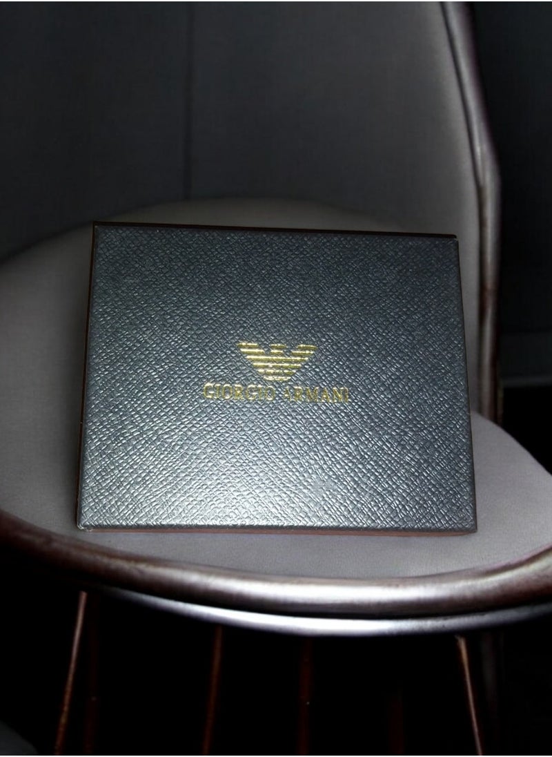 GIORGIO ARMANI - Bi-Fold Wallet with Ticket Pocket – 9 Card Slots & 2 Main Pockets - Image 1