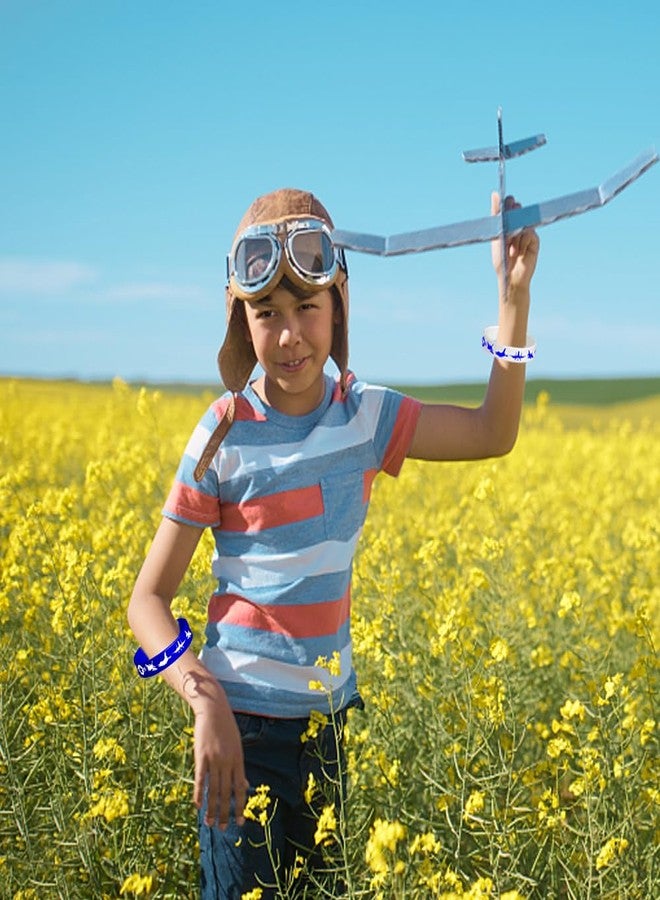 CupaPlay 24PCS Fighter Jet Silicone Rubber Bracelet Airplane Military Aircraft Plane Theme Party Favor Supply Decoration - Image 5