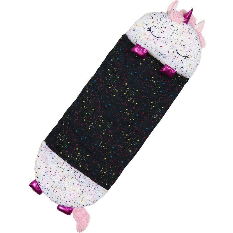 Happy Nappers Pillow Sleepy Sack Comfy Cozy Compact Super Soft Warm All Season Sleeping Bag with Pillow Large 66 x 30 Shimmer Unicorn - Image 2