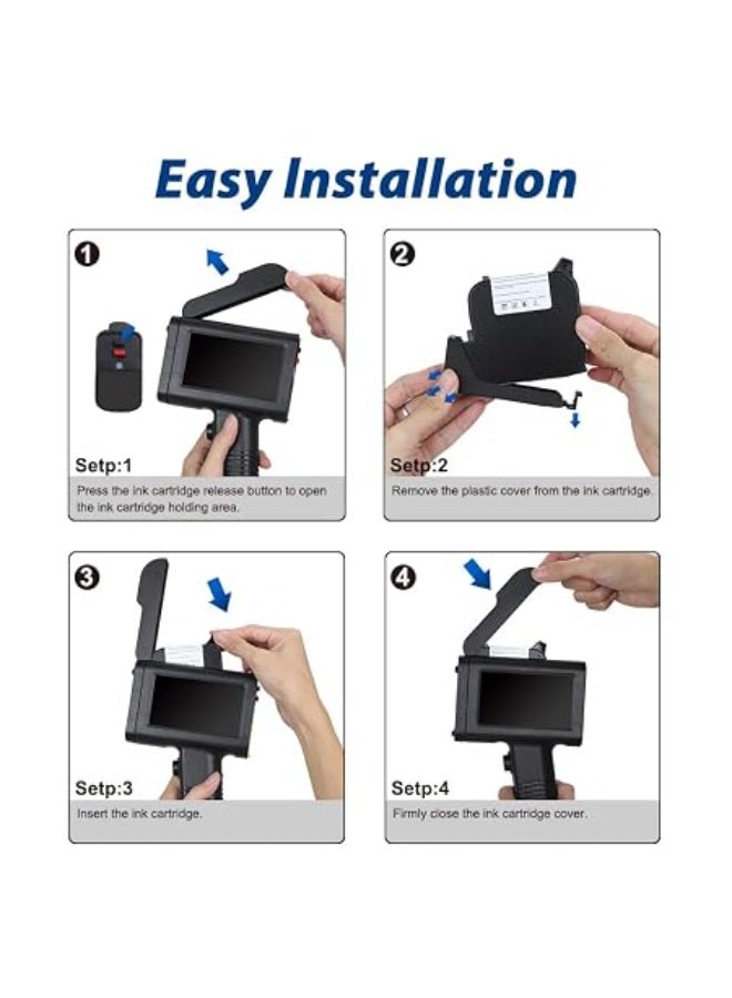 بنتساي Bentsai B35 One inch Handheld Inkjet Printer 12.7mm Print Height,Used for QR Code, Barcode, Logo and Pictures - Image 5