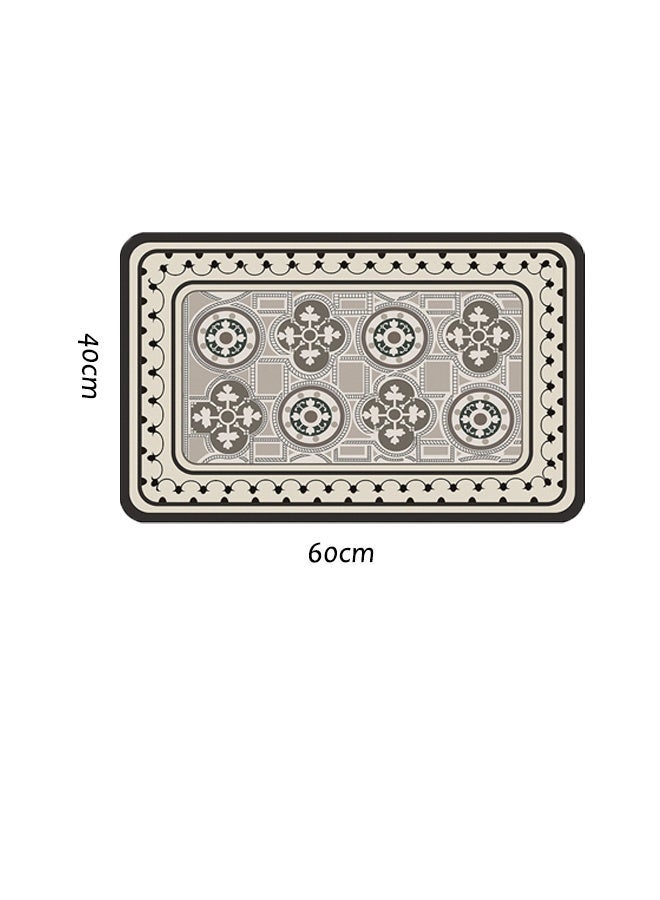 Aissiora 40x60cm Diatom mud bath mat Super soft absorbent bath mat Entrance door carpet Non-slip quick-drying mats Bathroom mats Kitchen mats - Image 2