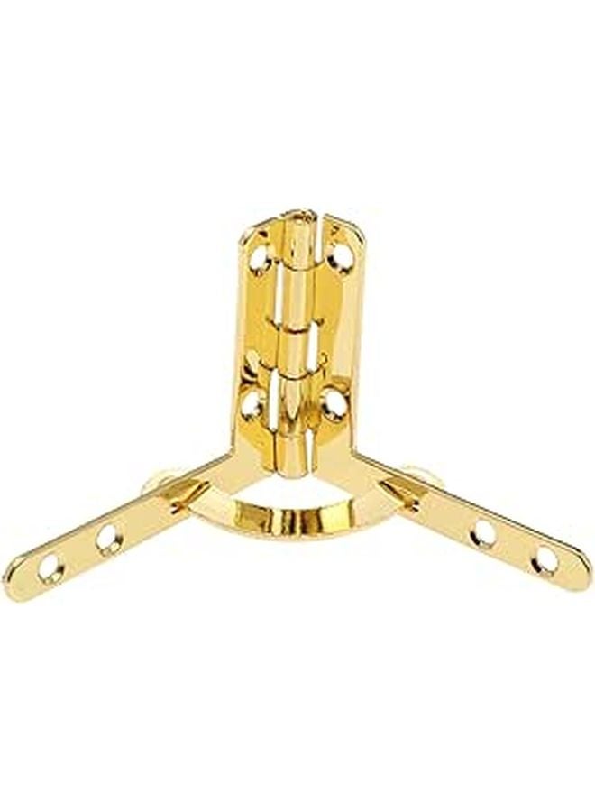 Folding Lid Support Hinges 31x41x90 Degree Angle Spring Hinges for Wooden Jewelry Storage Box - Image 1