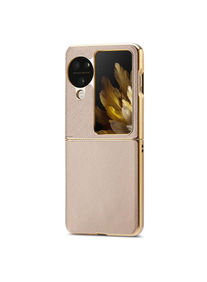 اس-توب جراب هاتف OPPO Find N3 القابل للطي من جلد الليتشي المطلي بالكهرباء المقاوم للصدمات - Image 1