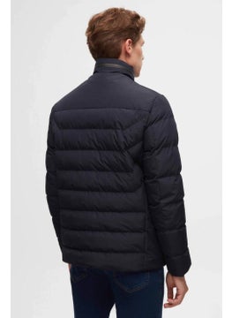 Slim Fit Navy Blue Concealable Hooded Fiberfill Windproof Jacket 3EC073151002M - pzsku/Z9280A6C20B834AEA1475Z/45/_/1728062611/e3dc3da6-b40b-4dc6-bae4-bd869e758f8d