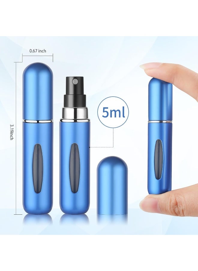MOMENT Perfume Atomiser Refillable 4 Pcs Travel Bottle Mini 5Ml Atomizer Spray Portable Empty Fragrance Container For Aftershave Holiday And Night Out - Image 2