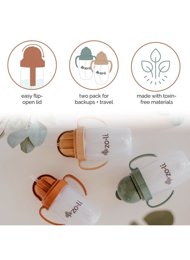 Zo·Li ZOLI INC Clear Puppies & Poppies Baby Sip Flip, 1 EA - Image 4