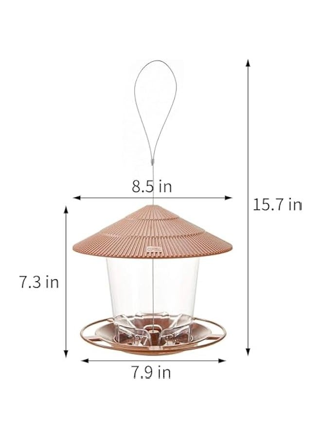 Bird Feeders for Outside, Bird Feeder, Wild Bird Seed for Outside Feeders, Squirrel Proof Birds Feeder and Garden Decoration Yard for Bird Watchers - Image 3