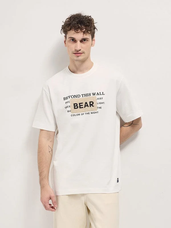 THE BEAR HOUSE Men’s Cotton T-Shirt – Soft, Breathable & Comfortable, Perfect for Casual Wear, Ideal for Everyday & Summer