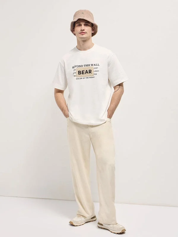 THE BEAR HOUSE  Men’s Cotton T-Shirt – Soft, Breathable & Comfortable, Perfect for Casual Wear, Ideal for Everyday & Summer for Men | Best Price UAE