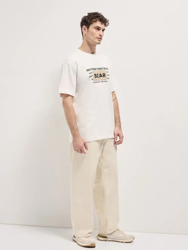 THE BEAR HOUSE  Men’s Cotton T-Shirt – Soft, Breathable & Comfortable, Perfect for Casual Wear, Ideal for Everyday & Summer for Men | Best Price UAE