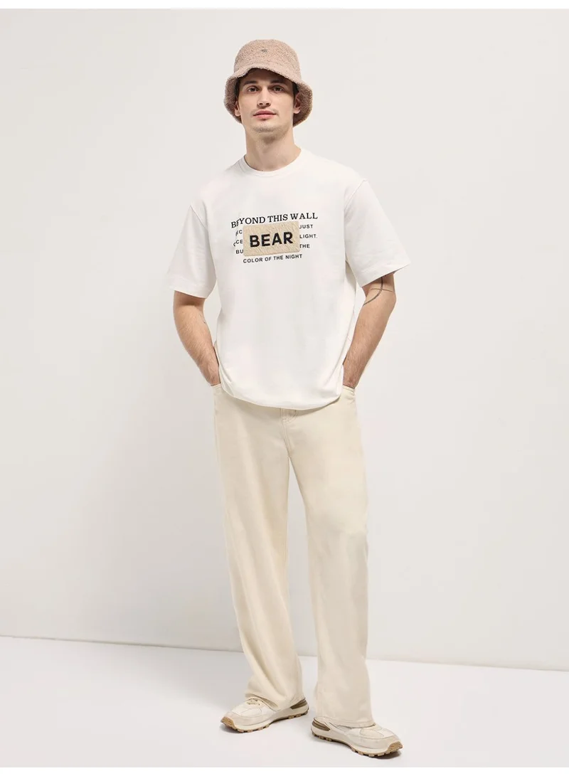 THE BEAR HOUSE Men’s Cotton T-Shirt – Soft, Breathable & Comfortable, Perfect for Casual Wear, Ideal for Everyday & Summer