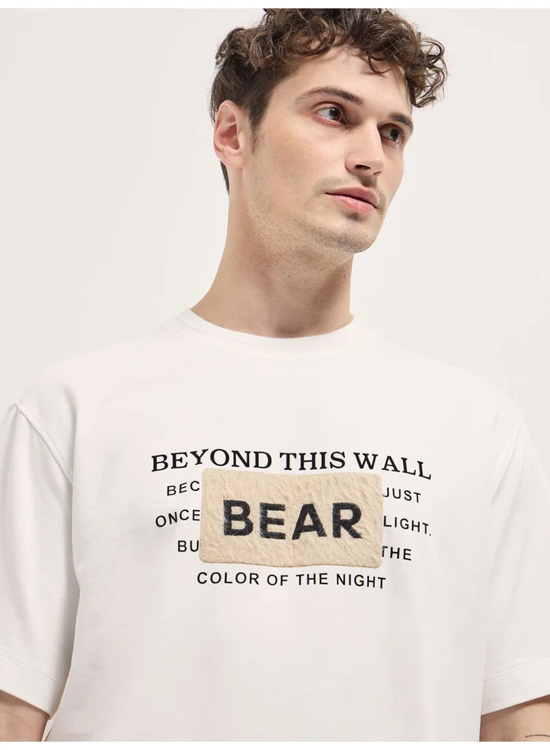 THE BEAR HOUSE Men’s Cotton T-Shirt – Soft, Breathable & Comfortable, Perfect for Casual Wear, Ideal for Everyday & Summer