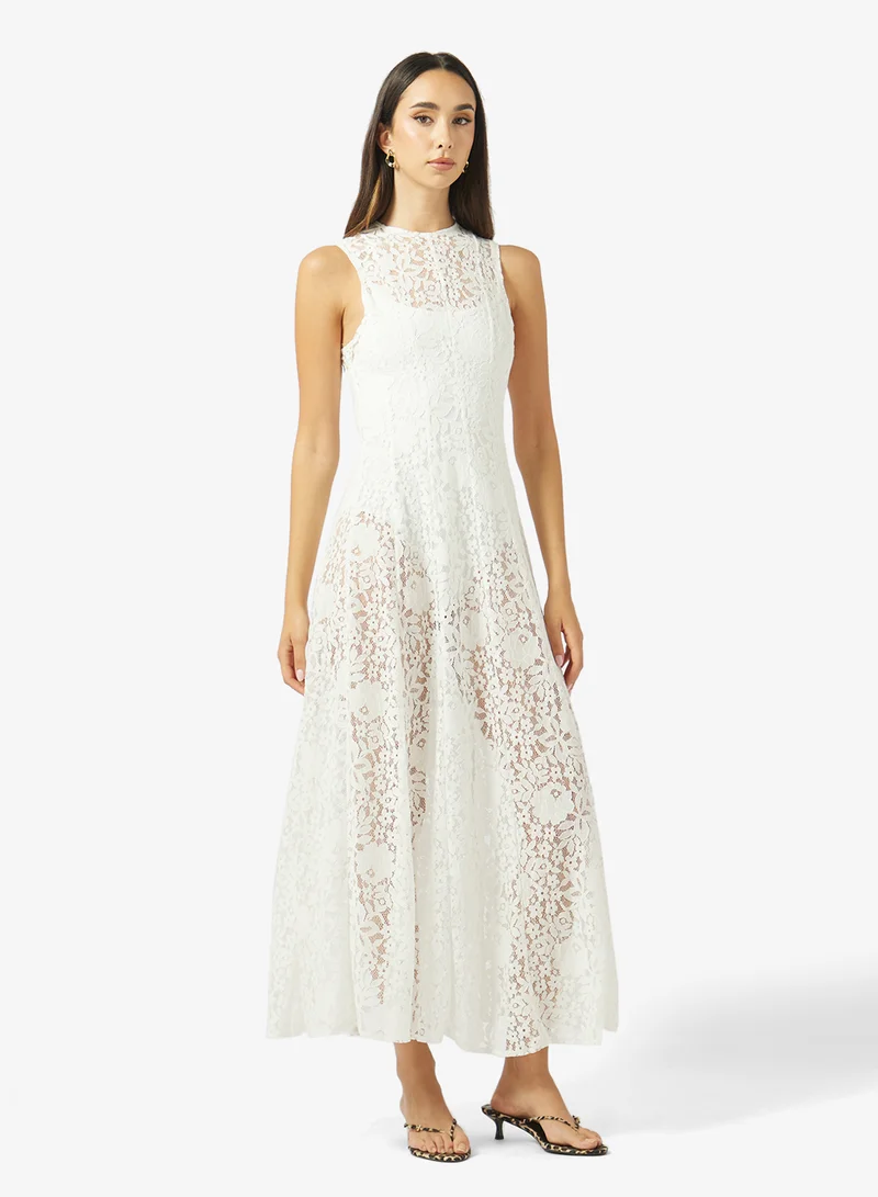 Ginger Lace A Line Dress