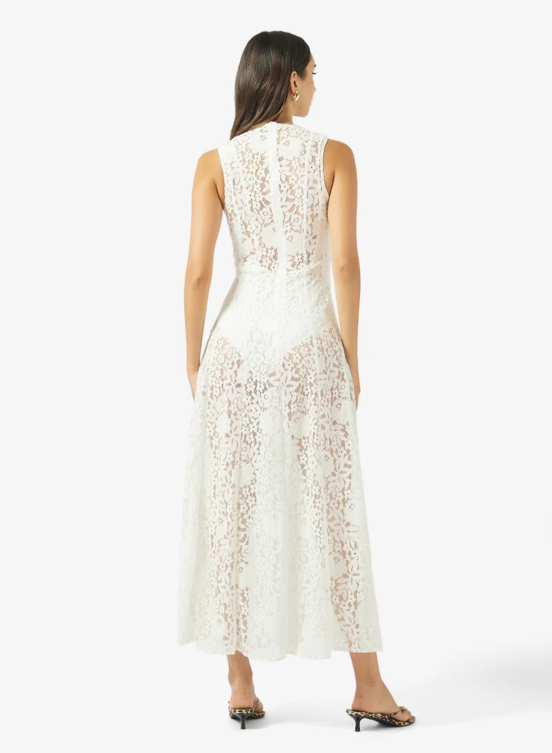 Ginger Lace A Line Dress