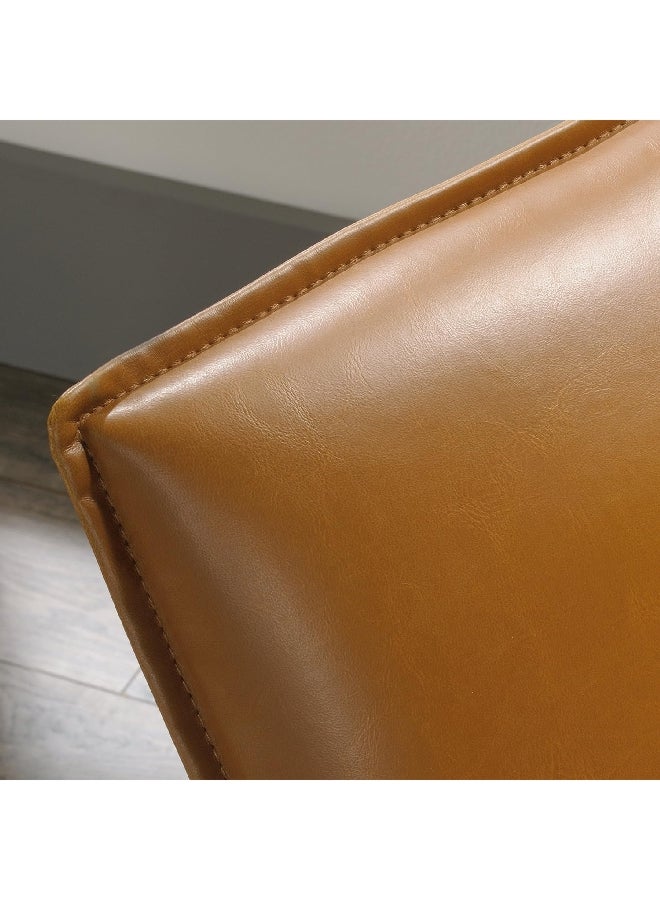SAUDER Boulevard Metal Frame Café Lounge Chair Camel 26.77 x 28.35 x 26.77 Inch 422356  - Image 4