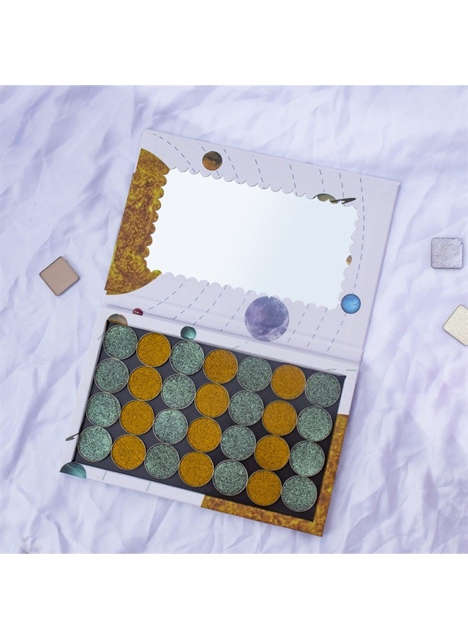 Empty magnetic palette with Mirror,Like a Book Fashionable and beautiful empty magnetic palette Makeup Magnetic Palette