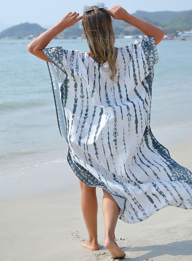 Loquat Beach Blouse Quick Drying Loose Large Gown Beach Skirt