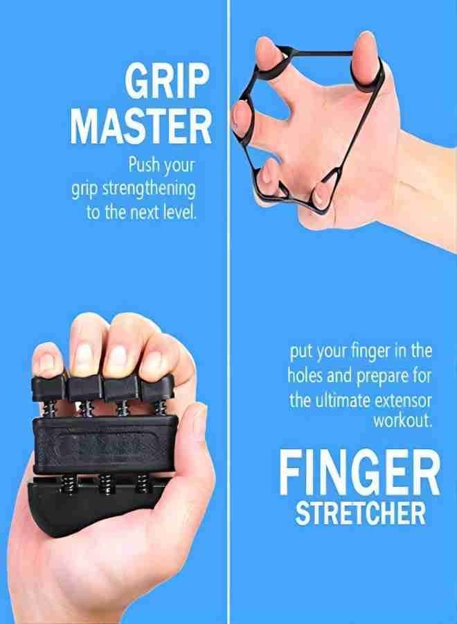 Generic 𝐒𝐭𝐫𝐞𝐧𝐠𝐭𝐡𝐞𝐧𝐢𝐧𝐠 𝐚𝐫𝐦 𝐬𝐭𝐫𝐞𝐧𝐠𝐭𝐡 5 Pack Hand Strengthening Trainer Grip Set Adjustable Resistance Finger Stretcher  - Image 3