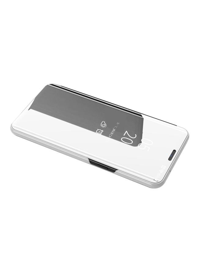 زبون جراب لهاتف iPhone 12 / 12 Pro، جراب جلدي أفقي قابل للطي مع حامل، مرآة مطلية - Image 2