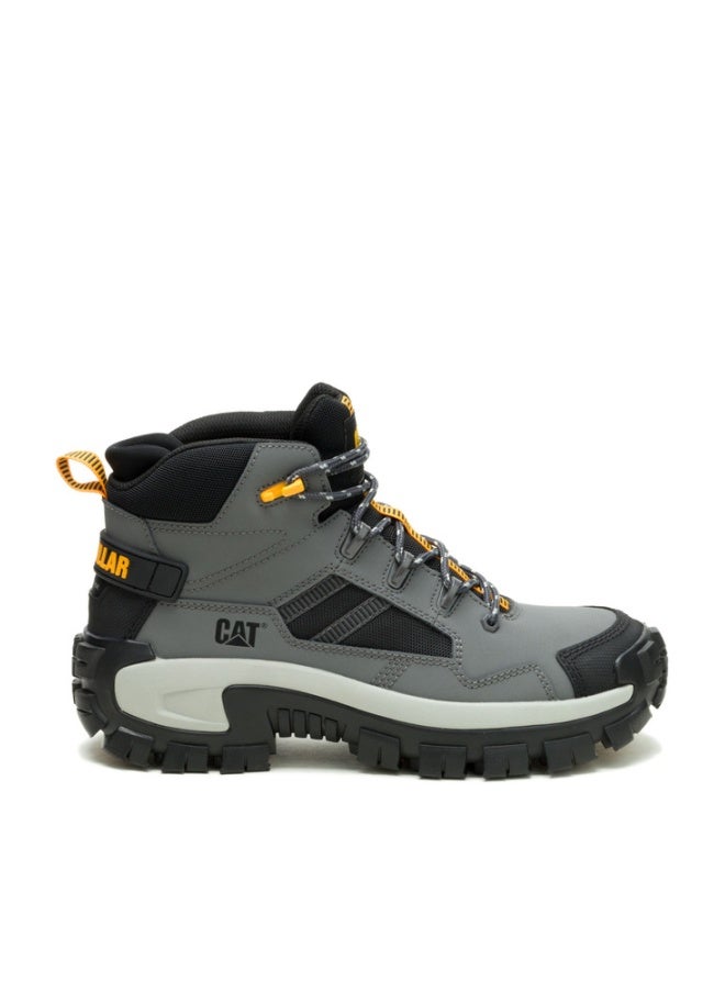 CATERPILLAR CAT Invader Mid Vent CT Men’s Composite Toe Work Boot – Slip‑Resistant, EH Rated, Lightweight Ventilated Design – Gargoyle - Image 1