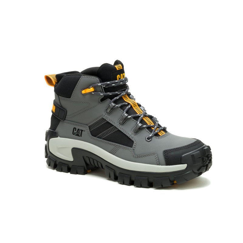 CATERPILLAR CAT Invader Mid Vent CT Men’s Composite Toe Work Boot – Slip‑Resistant, EH Rated, Lightweight Ventilated Design – Gargoyle - Image 2