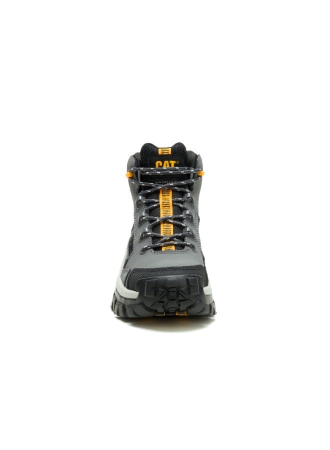 CATERPILLAR CAT Invader Mid Vent CT Men’s Composite Toe Work Boot – Slip‑Resistant, EH Rated, Lightweight Ventilated Design – Gargoyle - Image 3