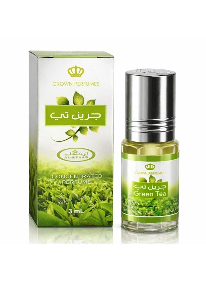 الرحاب زيت عطري مركز برائحة الشاي الأخضر - 3 مل - Image 2