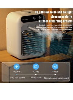 0TO1 TECH Portable Air Conditioners,25W Rechargeable Mini Air Conditioner 2 Cool Air Spray,Personal Air Cooler with 2 Speeds,Small Desk Air Conditioner  - Image 4