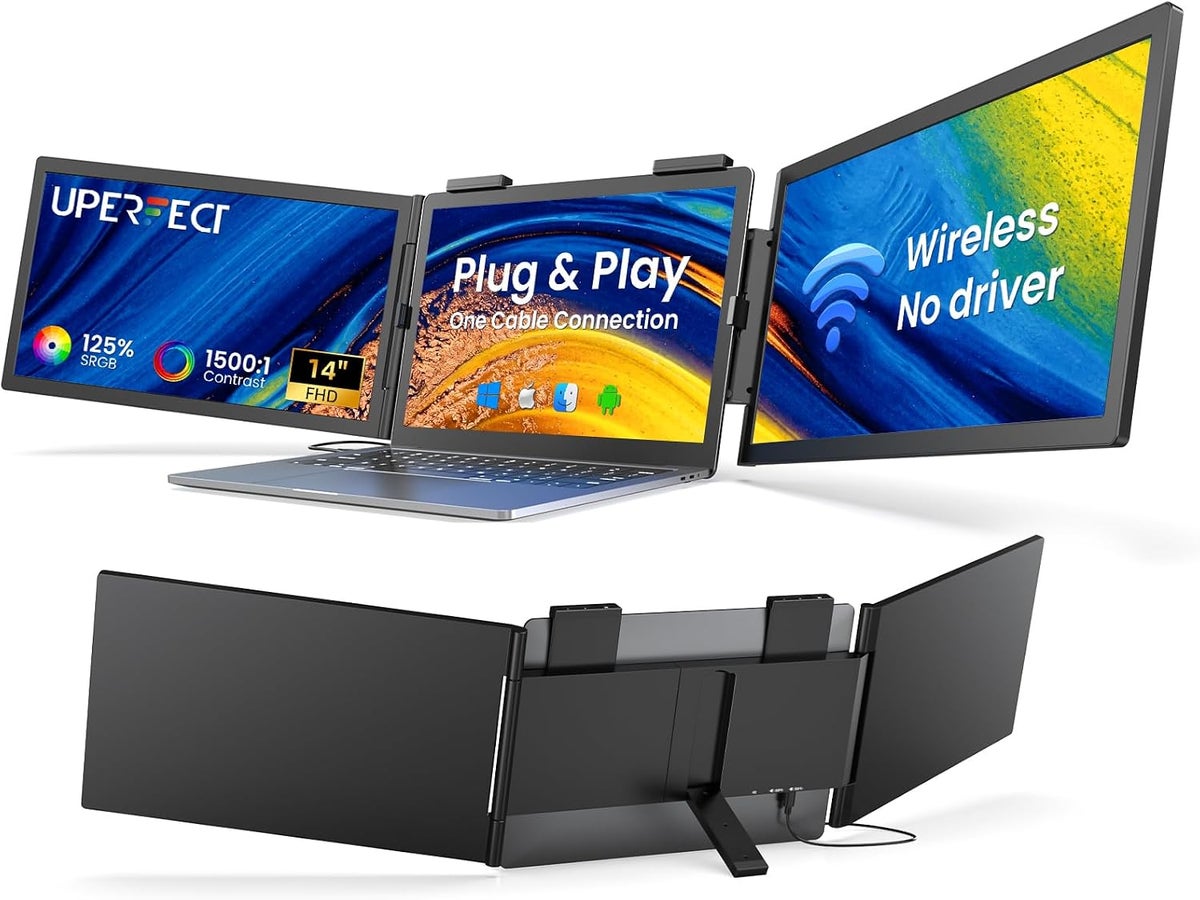 يوبرفكت Uperfect Portable Dual Monitor 14 Fhd 360 14 inch