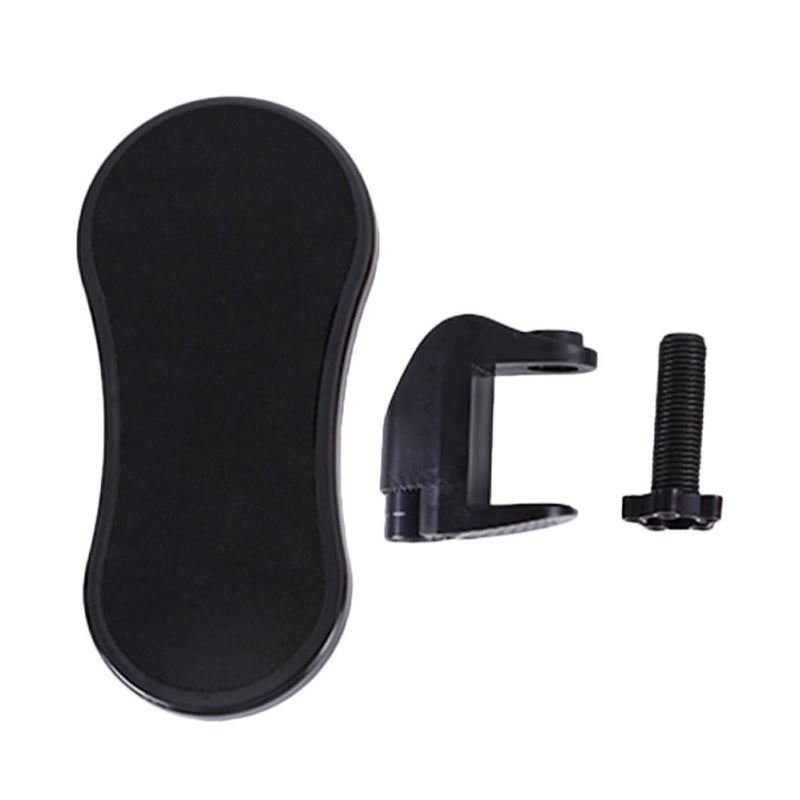 Ergonomic Memory Foam Wrist Support Mouse Pad With Elbow Rest For Office Gaming Desk Black - Image 2