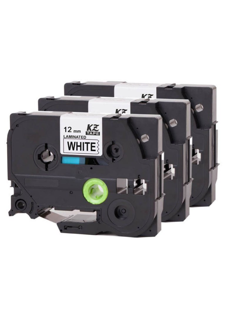 brother Label Tape Cartridge 18mm – Black on White – Compatible with Brother TZ & TZe Series - Image 5