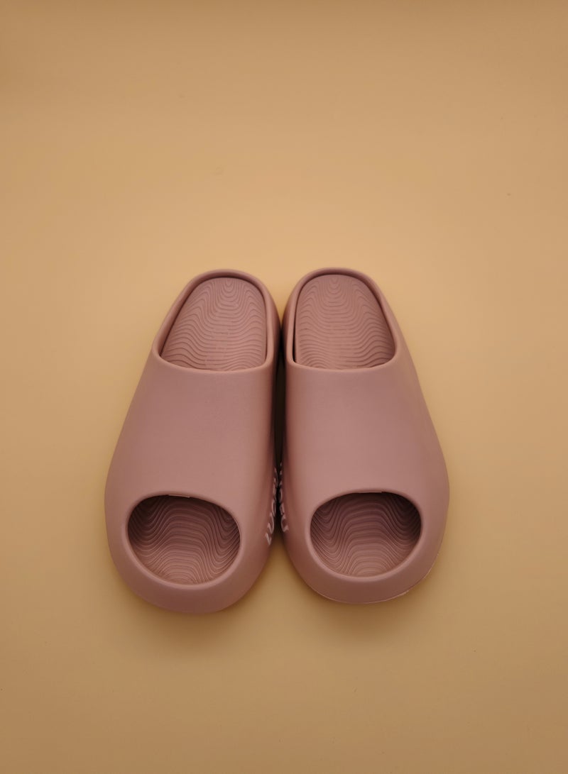 Luofu Lightweight Non-Slip Bathroom Slippers for Men & Women - Comfortable Indoor & Outdoor Summer Shoes - Couples Casual Solid Color Footwear