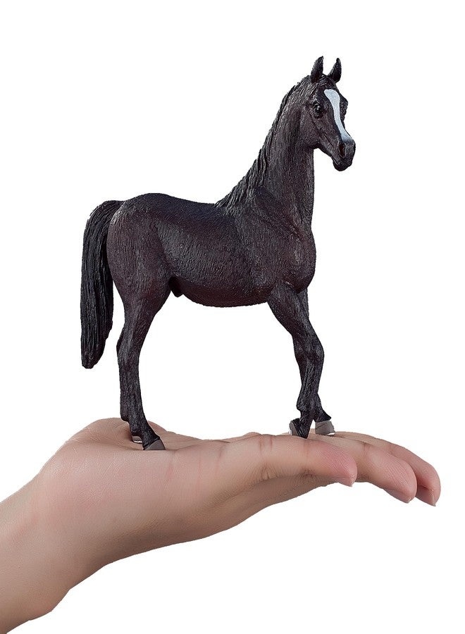 MOJO Arabian Stallion Black with White Crown Realistic Equestrian Horse Club Hand Painted Toy Figurine - Image 4