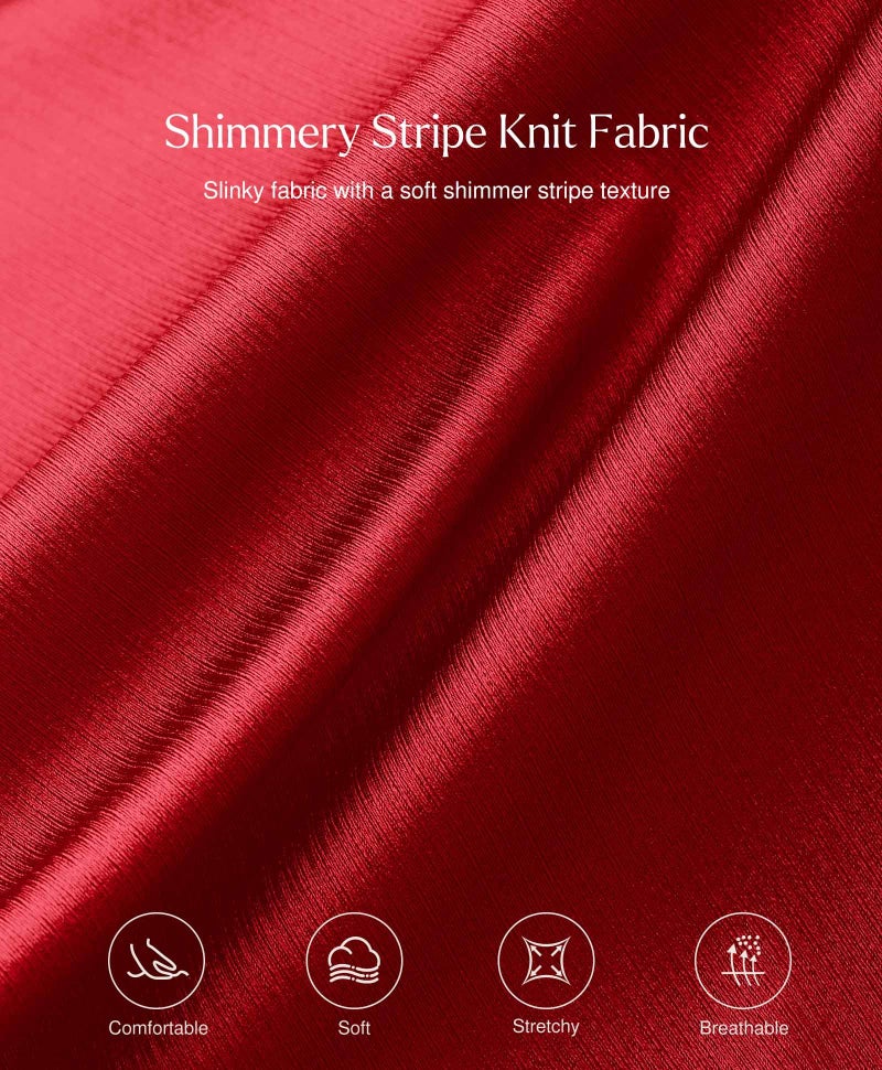 Popilush Corset Tea Party Dresses for Woman All in One Shapewear Tummy Control Spaghetti Strap A-Line Midi Evening Dress for Semi Formal Red - Image 5