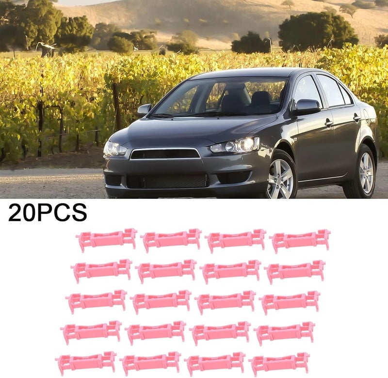 20 Pack Roof Molding Clip Compatible with Lancer 2008-2017 Sport Plastic Exterior Trim Fastener Direct Replacement - Image 2