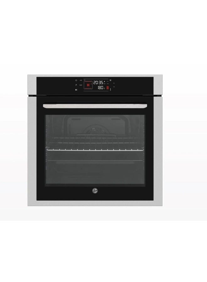 Hoover 75L Built-in Oven 60cm, Single Electric Oven with 10 Functions, Fan & Grill, Steam Assisted, Ready Cook, Vap Clean, Turnspit, Hot Air Shield, Multi-Function Cooking 1-Year Warranty Made In Turkey 75 L 2700 W HEO-V6075-BBI Black