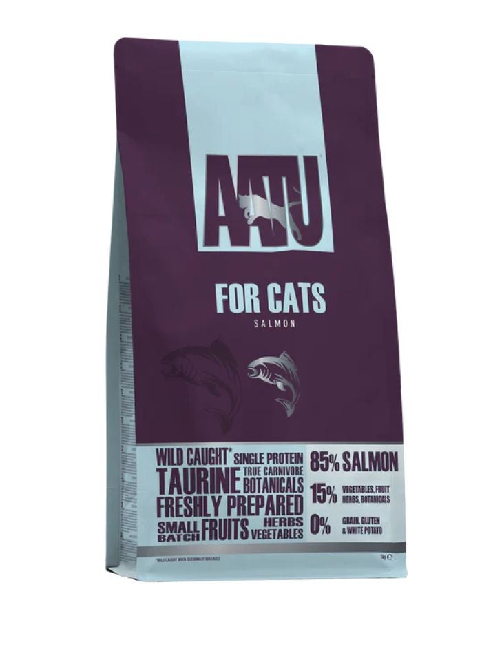 AATU Free Run Salmon Dry Cat Food 3kg - Image 1