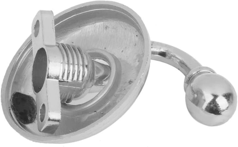 خطافات ستائر فضية عتيقة، مثبتات ستائر، حامل حائط، شرابات، عبوة من قطعتين - Image 3